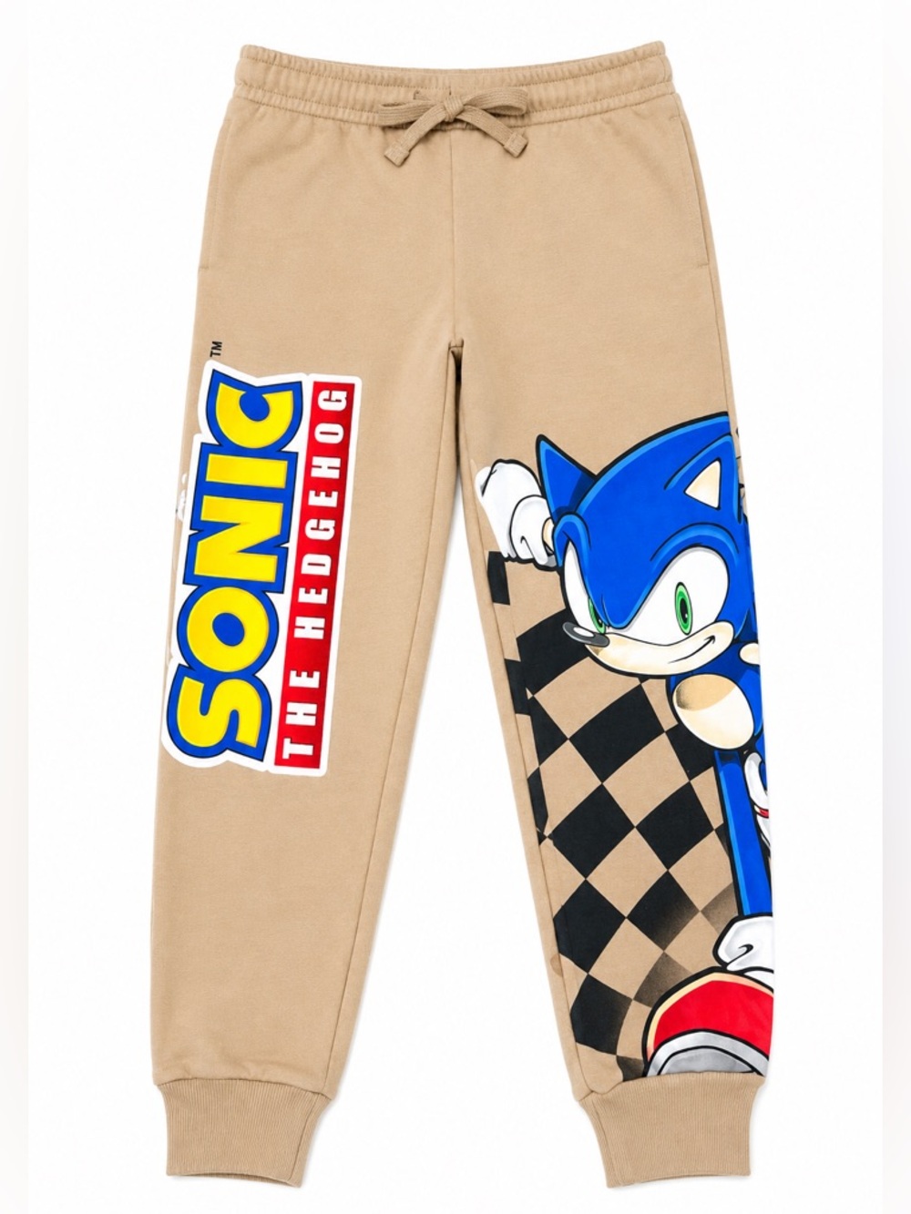 New - Sonic the Hedgehog Boys Jogger Graphic Sweatpants | Size 6-7